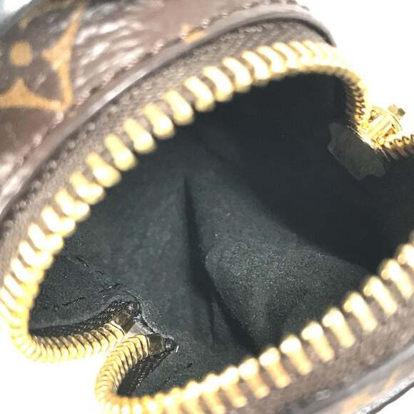 LOUIS VUITTON Brown Monogram Canvas Charm Bracelet